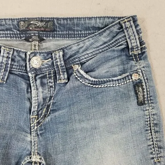 Silver Jeans Women's Boot Cut Light Blue - Picture 4 of 15